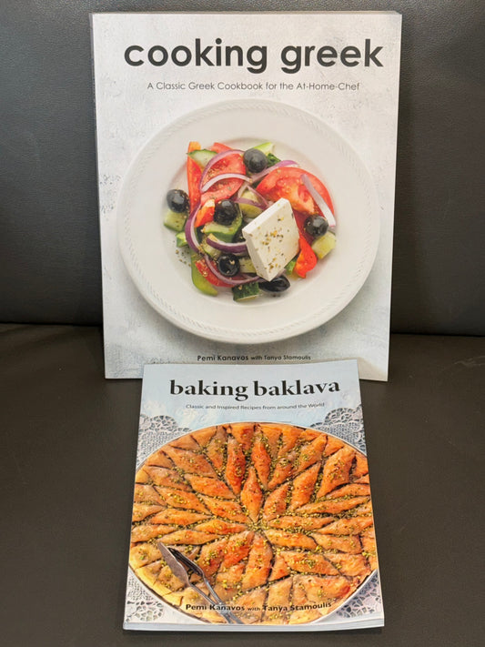 Cooking Greek & Baking Baklava Cookbook Bundle